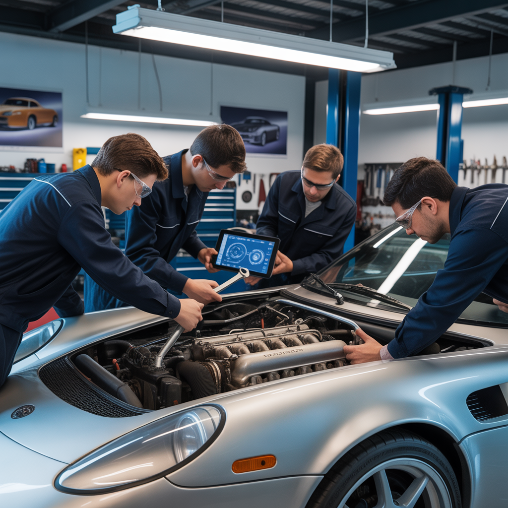 Equipo técnico trabajando