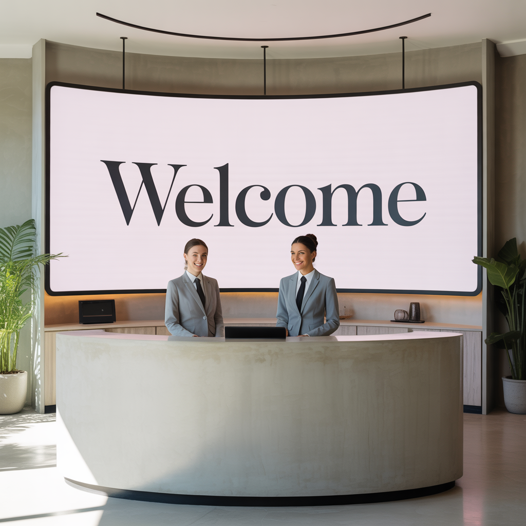Área de recepción de clientes