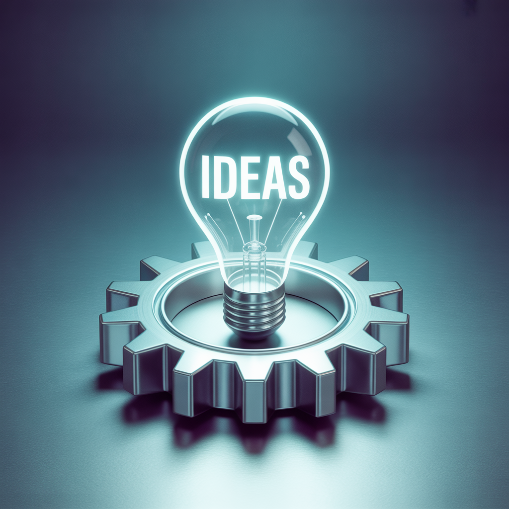 Icono de innovación continua